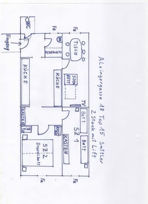 Appartement Altbauwohnung Neu Saniert - Fuer Familien Geeignet Vienne